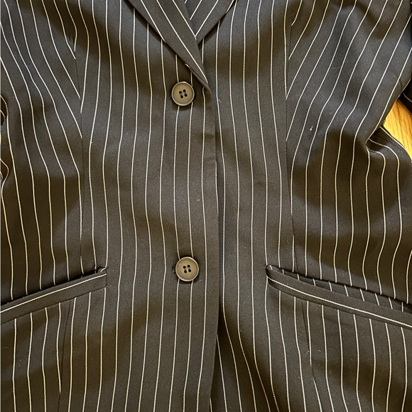Lioness Navy Pinstripe Women's Blazer Dress - Picture 4 of 5